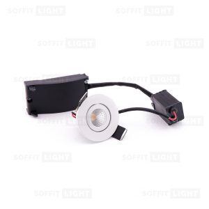 1W Recessed LED Light with a connector 4000K IP44 (WHITE) - Image 3