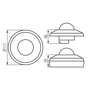 PIR motion sensor SENTO-O (White) - Image 4